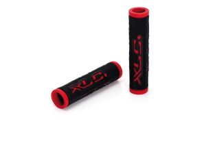 XLC GR-G07 Dual Colour cykelgrepp (svart/röd)