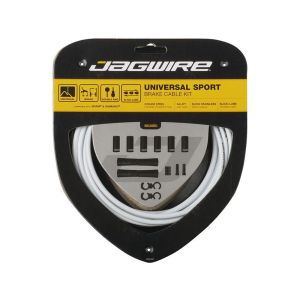 Jagwire Universal Sport Brake Cable Set (vit)