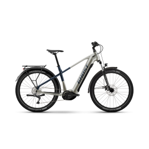 Ghost E-Teru B Universal EQ Trekking E-Bike (27,5" | 625Wh | pärlgrå/mörkblå)
