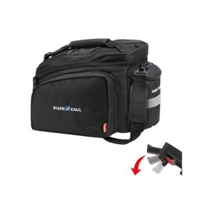 KLICKfix Rackpack 2+ bärväska svart med Uniklip | 12-16 liter)
