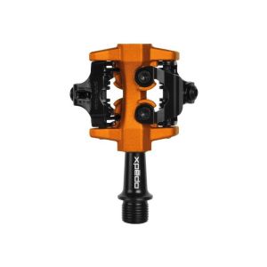 Xpedo CXR Clipless cykelpedaler (9/16" | svart / orange)