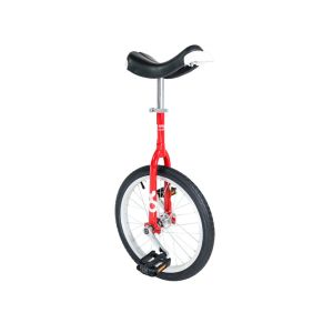 QU-AX OnlyOne 18" enhjuling (svart/röd)
