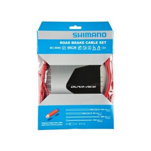 Shimano Dura Ace BC-9000 bromskabel set polymer (röd)