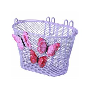 Basil Jasmin Butterfly cykelkorg barn (lila)