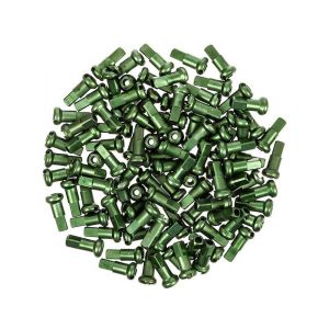 DT Swiss legeringsspiknippel (2,0 x 12 mm | 100 stycken | grön)