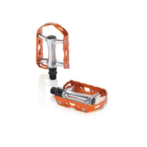 XLC PD-M15 Ultralight V cykelpedal (silver / orange)