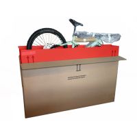 Tillval: Förpackning med dubbla väggar (extra transportskydd för din cykel)