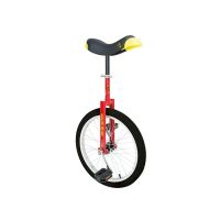 QU-AX Luxury 20" Unicycle (röd/gul)