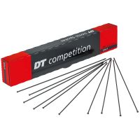 DT Swiss Competition Speiche (2.0x1.8x2.0x284mm | schwarz | Straight Pull | 100 Stück)